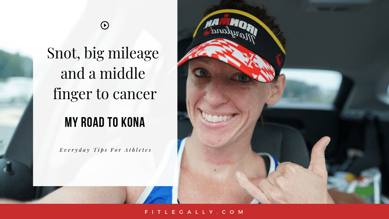 Snot, big mileage and a middle finger to cancer