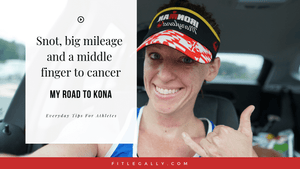 Snot, big mileage and a middle finger to cancer